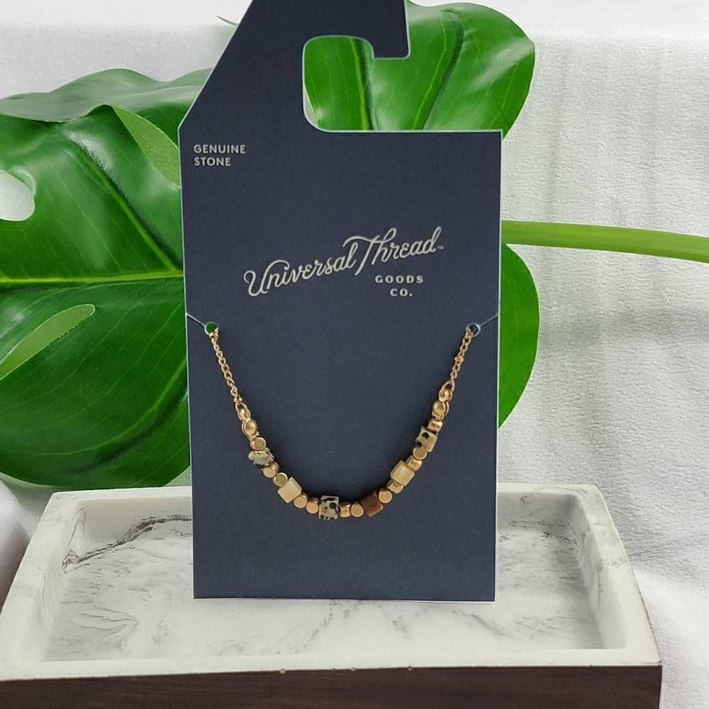 Universal Thread Genuine Stone Necklace